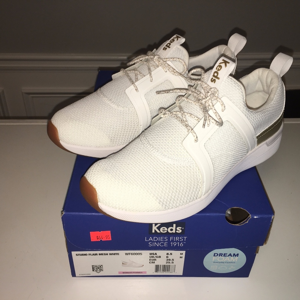 Keds- Studio Flair Mesh- White